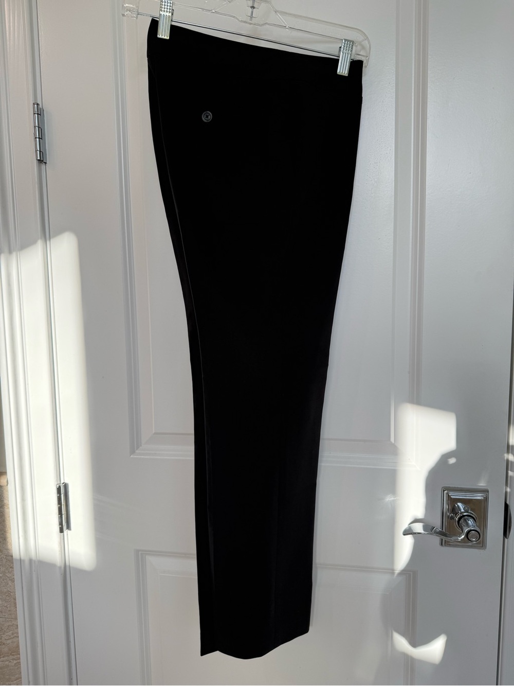 Michael Kohrs Black Wool Straight-Leg Pants